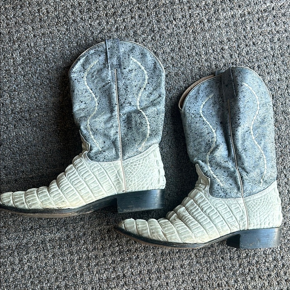 Gran Lider distressed cowboy boots